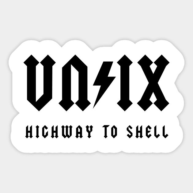 UNIX Sticker by karlangas